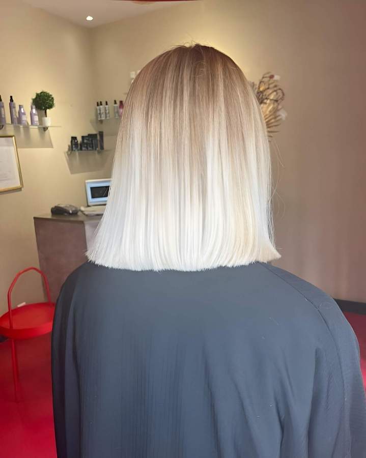 Ombré hair carré droit Montpellier