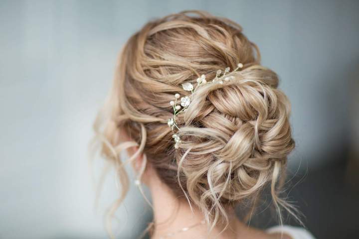 Chignon mariée glamour Montpellier